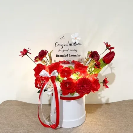 Bloom Box Akrilik Ucapan Grand Opening Sukadiri